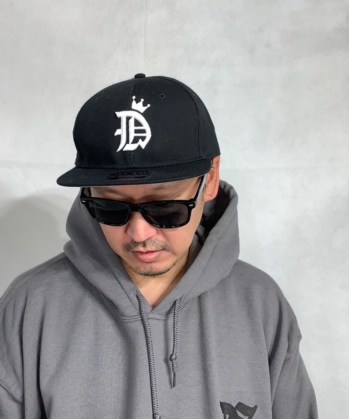 DOUBLE STEAL(ダブルスティール)の「King"D"B.B CAP(キャップ・メンズ・ブラック×ブラック/ブラック×ホワイト/チャコールグレー/ブラック系その他/ネイビー/レッド・FREE)」の9枚目の写真