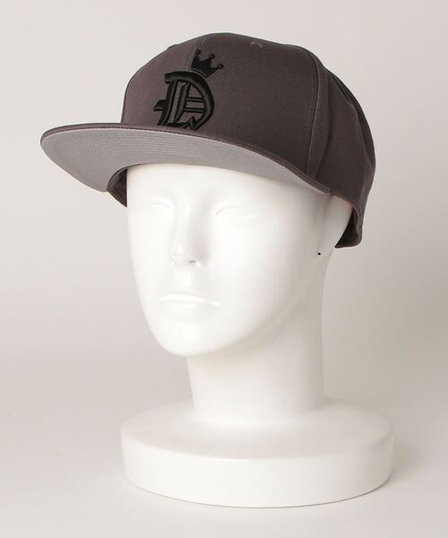 DOUBLE STEAL(ダブルスティール)の「King"D"B.B CAP(キャップ・メンズ・ブラック×ブラック/ブラック×ホワイト/チャコールグレー/ブラック系その他/ネイビー/レッド・FREE)」の12枚目の写真