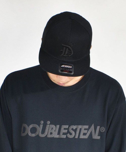 DOUBLE STEAL(ダブルスティール)の「King"D"B.B CAP(キャップ・メンズ・ブラック×ブラック/ブラック×ホワイト/チャコールグレー/ブラック系その他/ネイビー/レッド・FREE)」の14枚目の写真