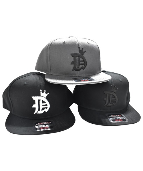 DOUBLE STEAL(ダブルスティール)の「King"D"B.B CAP(キャップ・メンズ・ブラック×ブラック/ブラック×ホワイト/チャコールグレー/ブラック系その他/ネイビー/レッド・FREE)」の18枚目の写真