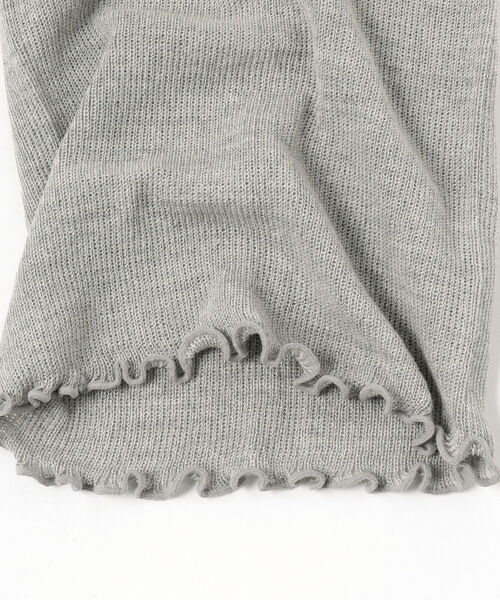 merrier BEAMS（メリアビームス）の「nanadecor / オーガニックコットン ロング腹巻（マタニティウェア/グッズ・レディース・グレー/ナチュラル・ONE SIZE）」の3枚目の写真