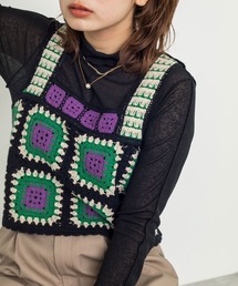 w closet | モチーフベスト+シアータートルプルオーバーSET(ニット/セーター)