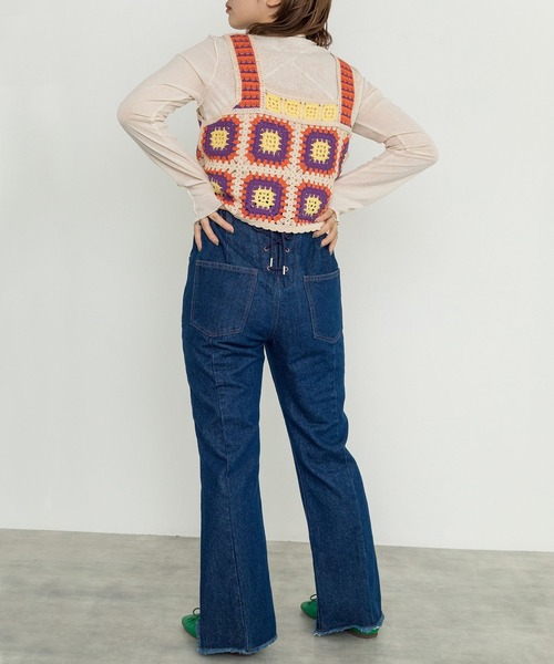 w closet（ダブルクローゼット）の「モチーフベスト+シアータートルプルオーバーSET（ニット/セーター・レディース・ブラック/キナリ/ブラウン・FREE）」の22枚目の写真