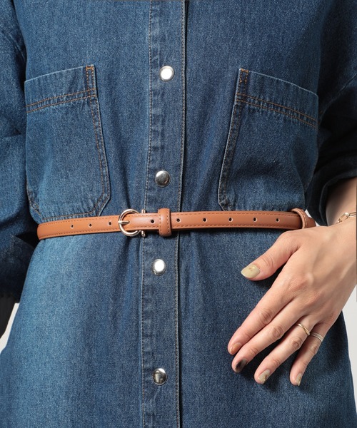 ベルナルド26cm 4枚セット セール】【SETUP7】サークルバックルナローベルト KNF（ベルト