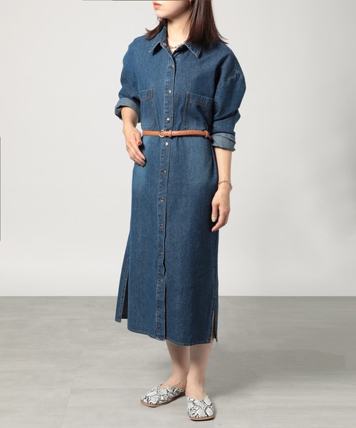 SETUP7（セットアップセブン）の「【SETUP7】サークルバックルナローベルト KNF（ベルト・レディース・ホワイト/ブラック/ベージュ/ブラウン/レッド/キャメル・FREE）」の14枚目の写真