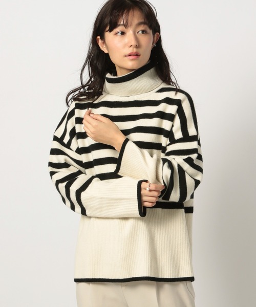 BABYLONE / ボーダーミラノリブニット☆人気完売商品 BABYLONE（バビロン）の「BABYLONE / ボーダーミラノリブニット