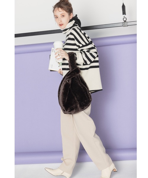 BABYLONE / ボーダーミラノリブニット☆人気完売商品 BABYLONE（バビロン）の「BABYLONE / ボーダーミラノリブニット