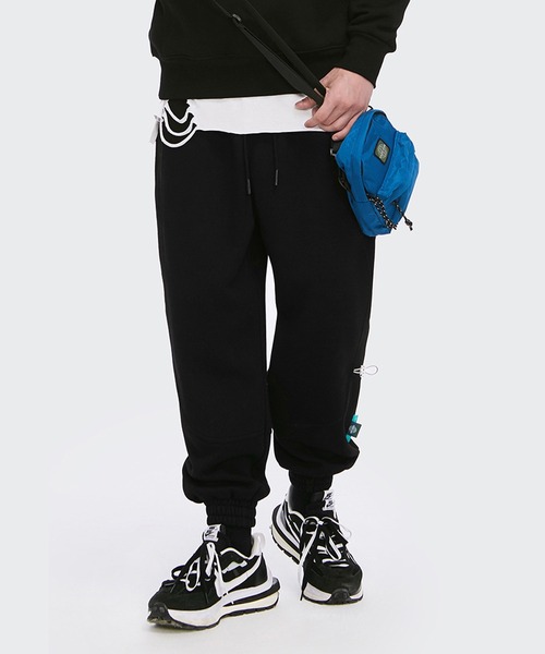 CORPUS TOKYO（コーパス トーキョー）の「Lazy Tokyo 裏起毛スエットパンツ【セットアップ対応】（スウェットパンツ・メンズ・ライトグレー/ブラック/ベージュ/カーキ/ブルーグレー/チャコール・1/2/4/3）」の7枚目の写真