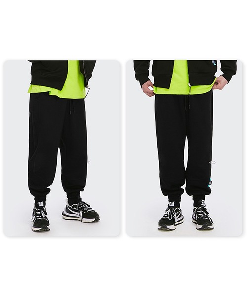 CORPUS TOKYO（コーパス トーキョー）の「Lazy Tokyo 裏起毛スエットパンツ【セットアップ対応】（スウェットパンツ・メンズ・ライトグレー/ブラック/ベージュ/カーキ/ブルーグレー/チャコール・1/2/4/3）」の9枚目の写真