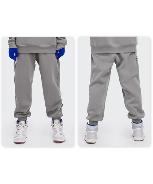 CORPUS TOKYO（コーパス トーキョー）の「Lazy Tokyo 裏起毛スエットパンツ【セットアップ対応】（スウェットパンツ・メンズ・ライトグレー/ブラック/ベージュ/カーキ/ブルーグレー/チャコール・1/2/4/3）」の14枚目の写真