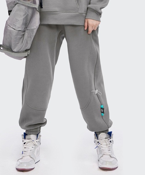 CORPUS TOKYO（コーパス トーキョー）の「Lazy Tokyo 裏起毛スエットパンツ【セットアップ対応】（スウェットパンツ・メンズ・ライトグレー/ブラック/ベージュ/カーキ/ブルーグレー/チャコール・1/2/4/3）」の12枚目の写真