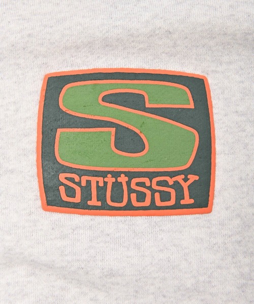 STUSSY(ステューシー)の「STUSSY (ステューシー) AGNESS BOXY CROP HOOD FLEECE プルパーカー(パーカー・レディース・ライトグレー/チャコール・L/S/M)」の8枚目の写真