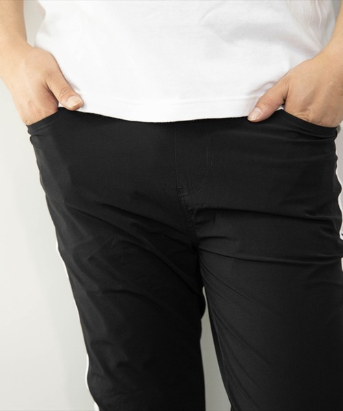 NO WAY(ノーウェイ)の「ナイロンストレッチ 2ライン アンクルパンツ【Sa】【it】(その他パンツ・メンズ・オリーブ/ブラック×ホワイト/ブラック×ブラック・LL/M/L)」の11枚目の写真