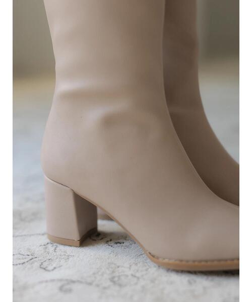 rem closet（レムクローゼット）の「long boots（ブーツ・レディース・ブラウン/ライトベージュ・S/XS）」の18枚目の写真