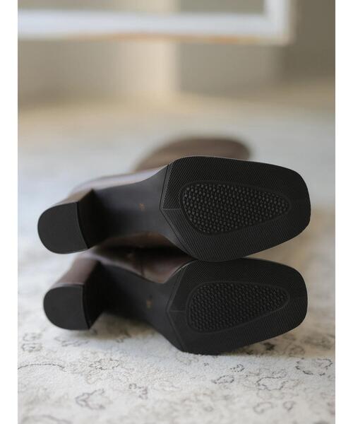 rem closet（レムクローゼット）の「long boots（ブーツ・レディース・ブラウン/ライトベージュ・S/XS）」の17枚目の写真