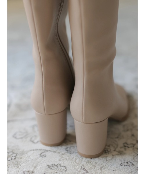 rem closet（レムクローゼット）の「long boots（ブーツ・レディース・ブラウン/ライトベージュ・S/XS）」の9枚目の写真