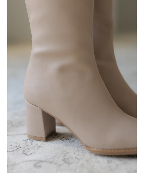 rem closet（レムクローゼット）の「long boots（ブーツ・レディース・ブラウン/ライトベージュ・S/XS）」の6枚目の写真