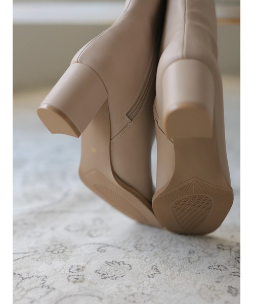 rem closet（レムクローゼット）の「long boots（ブーツ・レディース・ブラウン/ライトベージュ・S/XS）」の3枚目の写真