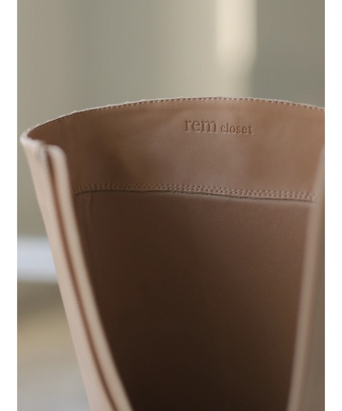 rem closet（レムクローゼット）の「long boots（ブーツ・レディース・ブラウン/ライトベージュ・S/XS）」の13枚目の写真