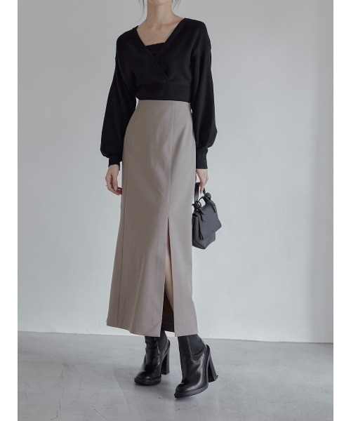 セール フロントスリットタイトスカート スカート スカート スカート Amel エイメル のファッション