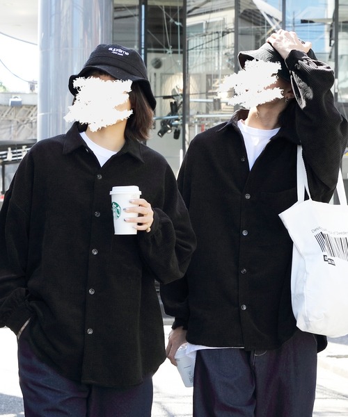 ８(eight)（エイト）の「バルーンコーデュロイシャツ（シャツ/ブラウス・メンズ・ブラック/キナリ/ブルー/ベージュ/ブラウン・X-LARGE/MEDIUM/LARGE）」の20枚目の写真