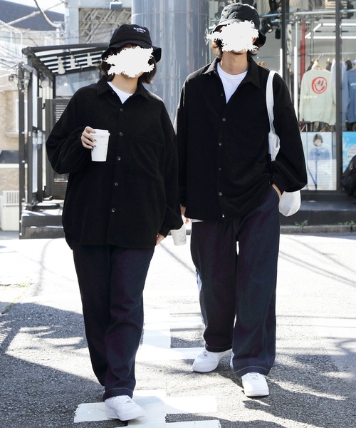 ８(eight)（エイト）の「バルーンコーデュロイシャツ（シャツ/ブラウス・メンズ・ブラック/キナリ/ブルー/ベージュ/ブラウン・X-LARGE/MEDIUM/LARGE）」の19枚目の写真