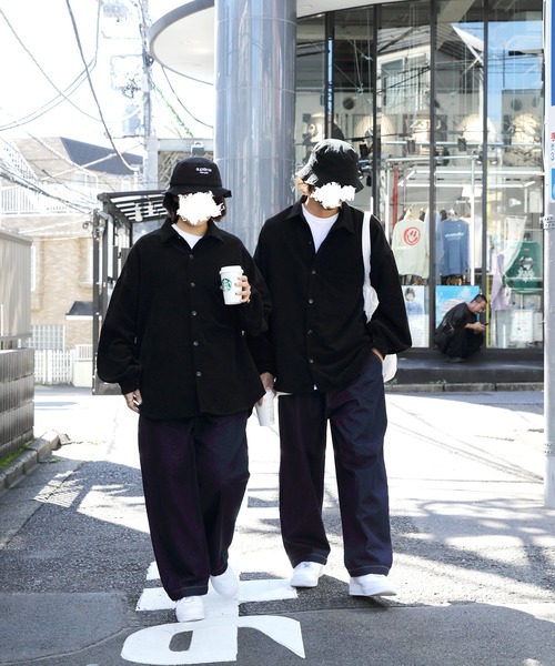 ８(eight)（エイト）の「バルーンコーデュロイシャツ（シャツ/ブラウス・メンズ・ブラック/キナリ/ブルー/ベージュ/ブラウン・X-LARGE/MEDIUM/LARGE）」の18枚目の写真