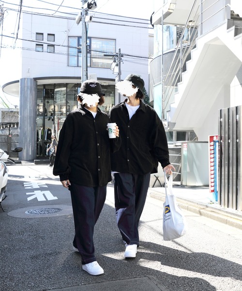 ８(eight)（エイト）の「バルーンコーデュロイシャツ（シャツ/ブラウス・メンズ・ブラック/キナリ/ブルー/ベージュ/ブラウン・X-LARGE/MEDIUM/LARGE）」の11枚目の写真