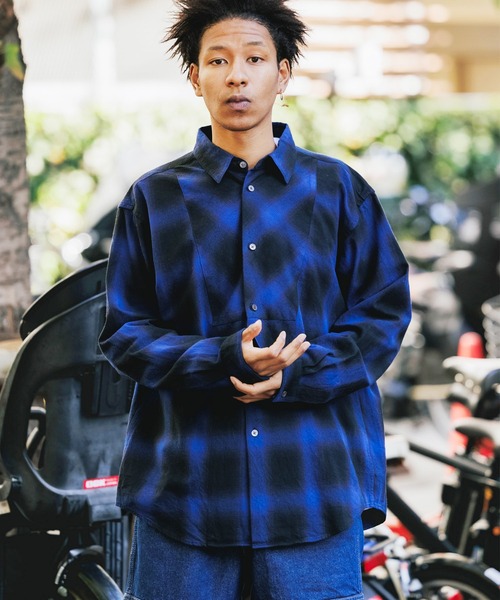 チェックシャツ(シャツ ブラウス) トップス Mu0026 M THE STORE ザ