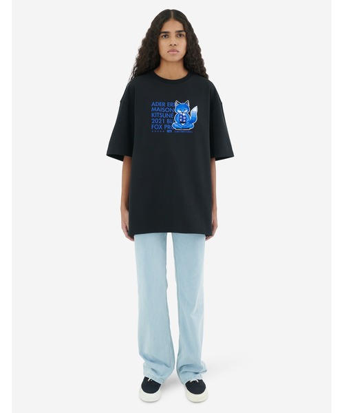 Maison Kitsune（メゾンキツネ）の「Meditation fox t-shirt（Tシャツ/カットソー・メンズ・ブラック・S/M/L）」の9枚目の写真