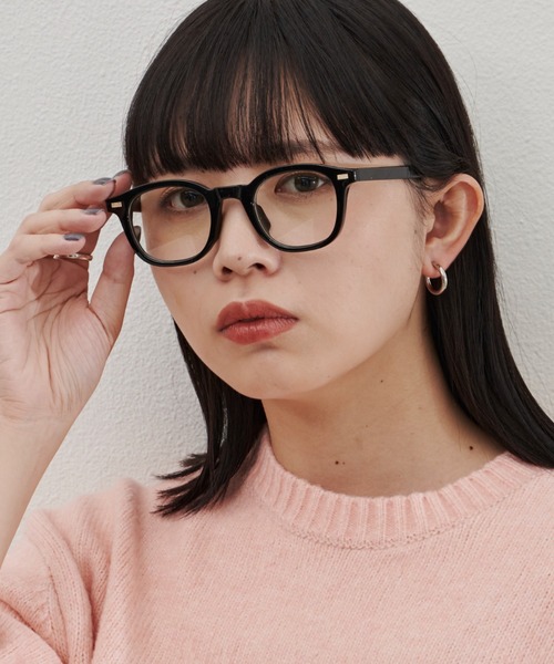 Aunt Marie's（アントマリーズ）の「クリアレンズメガネ / クロブチメガネ（メガネ・レディース・ブラック/グレー/ブラウン・FREE）」の22枚目の写真