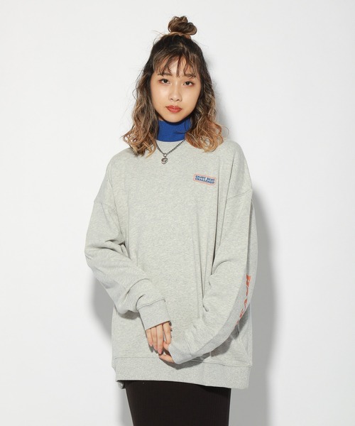 PBLIM（ページボーイリム）の「【PAGEBOYLIM】カーグラフィックスウェット（スウェット・レディース・杢グレー/ネイビー・MEDIUM/LARGE）」の19枚目の写真