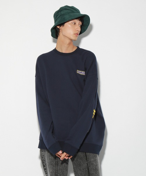 PBLIM（ページボーイリム）の「【PAGEBOYLIM】カーグラフィックスウェット（スウェット・レディース・杢グレー/ネイビー・MEDIUM/LARGE）」の6枚目の写真