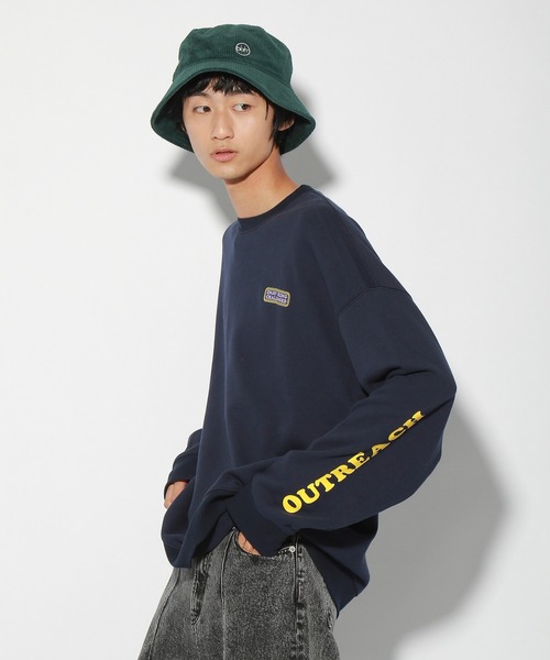 PBLIM（ページボーイリム）の「【PAGEBOYLIM】カーグラフィックスウェット（スウェット・レディース・杢グレー/ネイビー・MEDIUM/LARGE）」の20枚目の写真