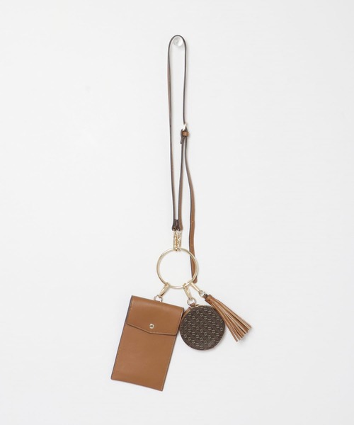 RODE SKO（ロデスコ）の「モノグラムリングマルチケース（ショルダーバッグ・レディース・ブラウン・ONE）」の9枚目の写真