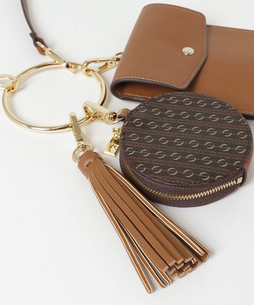 RODE SKO（ロデスコ）の「モノグラムリングマルチケース（ショルダーバッグ・レディース・ブラウン・ONE）」の13枚目の写真