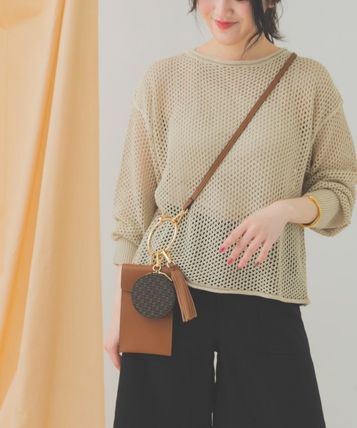 RODE SKO（ロデスコ）の「モノグラムリングマルチケース（ショルダーバッグ・レディース・ブラウン・ONE）」の18枚目の写真