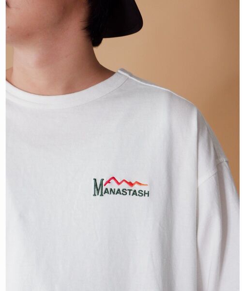 MANASTASH(マナスタッシュ)の「MANASTASH/マナスタッシュ VENT TEE 22 ベントティー22 7123044(Tシャツ/カットソー・メンズ・グリーン/ネイビー/ホワイト・MEDIUM/X-LARGE/LARGE)」の14枚目の写真