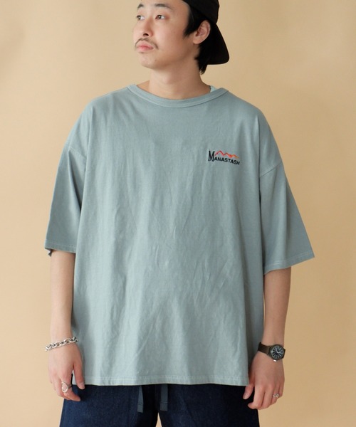 MANASTASH(マナスタッシュ)の「MANASTASH/マナスタッシュ VENT TEE 22 ベントティー22 7123044(Tシャツ/カットソー・メンズ・グリーン/ネイビー/ホワイト・MEDIUM/X-LARGE/LARGE)」の3枚目の写真