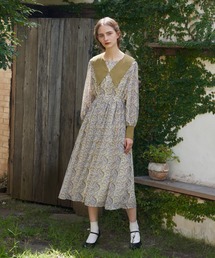 idem | paisley sailor onepiece/ペイズリー柄セーラーワンピース(ワンピース)