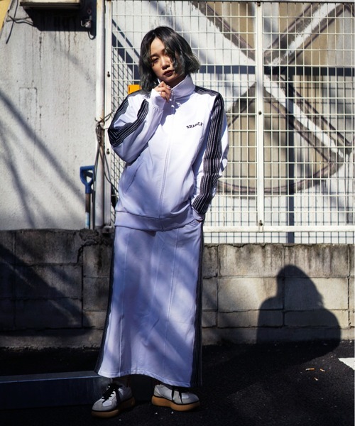 AVIREX（アヴィレックス）の「TRACK JACKET/ トラックジャケット（ジャージ・レディース・ホワイト/ブラック/オリーブ・MEDIUM/LARGE/X-LARGE/2XL）」の14枚目の写真