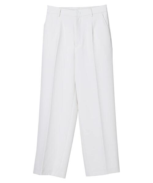 AMERICAN HOLIC（アメリカンホリック）の「センタープレスストレートパンツ（その他パンツ・レディース・サックスブルー/オフホワイト/ブラック/ミント・M/L/XS/S）」の11枚目の写真