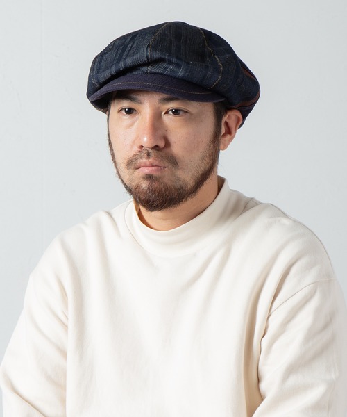 Retter（レッター）の「インディゴコットンリネンキャスケット / Indigo CL Cas（キャスケット・メンズ・インディゴブルー・LARGE/MEDIUM/SMALL）」の5枚目の写真