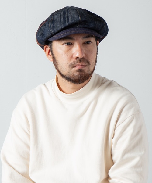 Retter（レッター）の「インディゴコットンリネンキャスケット / Indigo CL Cas（キャスケット・メンズ・インディゴブルー・LARGE/MEDIUM/SMALL）」の9枚目の写真