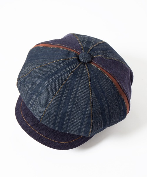 Retter（レッター）の「インディゴコットンリネンキャスケット / Indigo CL Cas（キャスケット・メンズ・インディゴブルー・LARGE/MEDIUM/SMALL）」の11枚目の写真