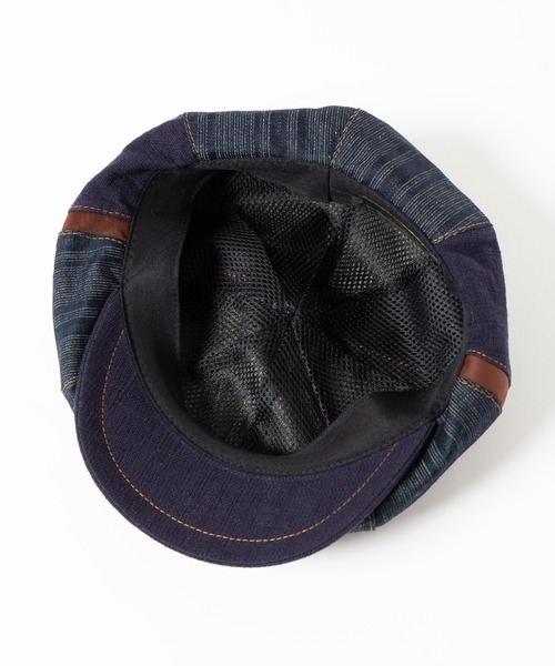 Retter（レッター）の「インディゴコットンリネンキャスケット / Indigo CL Cas（キャスケット・メンズ・インディゴブルー・LARGE/MEDIUM/SMALL）」の7枚目の写真