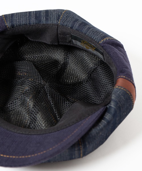 Retter（レッター）の「インディゴコットンリネンキャスケット / Indigo CL Cas（キャスケット・メンズ・インディゴブルー・LARGE/MEDIUM/SMALL）」の10枚目の写真