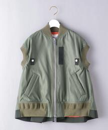Sacai | ＜sacai（サカイ）＞フレア MA-1 ベスト ■■■(その他アウター)