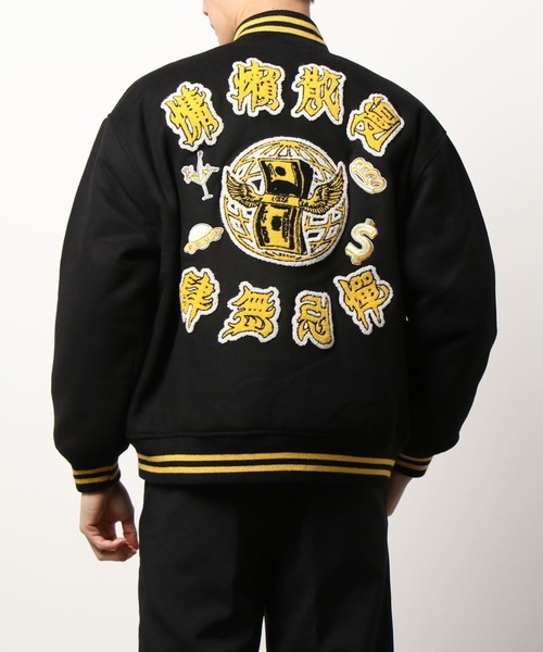 L.H.P（エルエイチピー）の「LOOSE/ルーズ/刺繍スタジャン（スタジャン・メンズ・ブラック・MEDIUM/LARGE/X-LARGE/SMALL）」の3枚目の写真