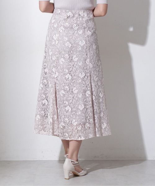 PROPORTION BODY DRESSING（プロポーションボディドレッシング）の「配色レースマーメイドＳＫ / 1212120302（スカート・レディース・イエロー/グレー/ピンク・SMALL/MEDIUM）」の7枚目の写真